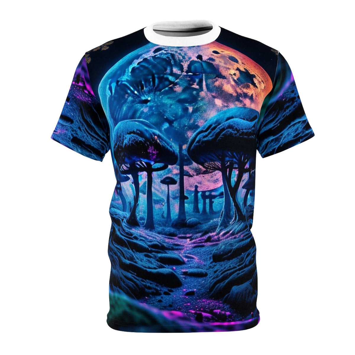 mushroom moon aop tee - Cheeky-Prints