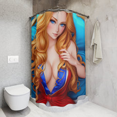 Polyester Shower Curtain - Cheeky-Prints