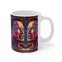 Psychedelic 1 elon Ceramic Mug 11oz - Cheeky-Prints