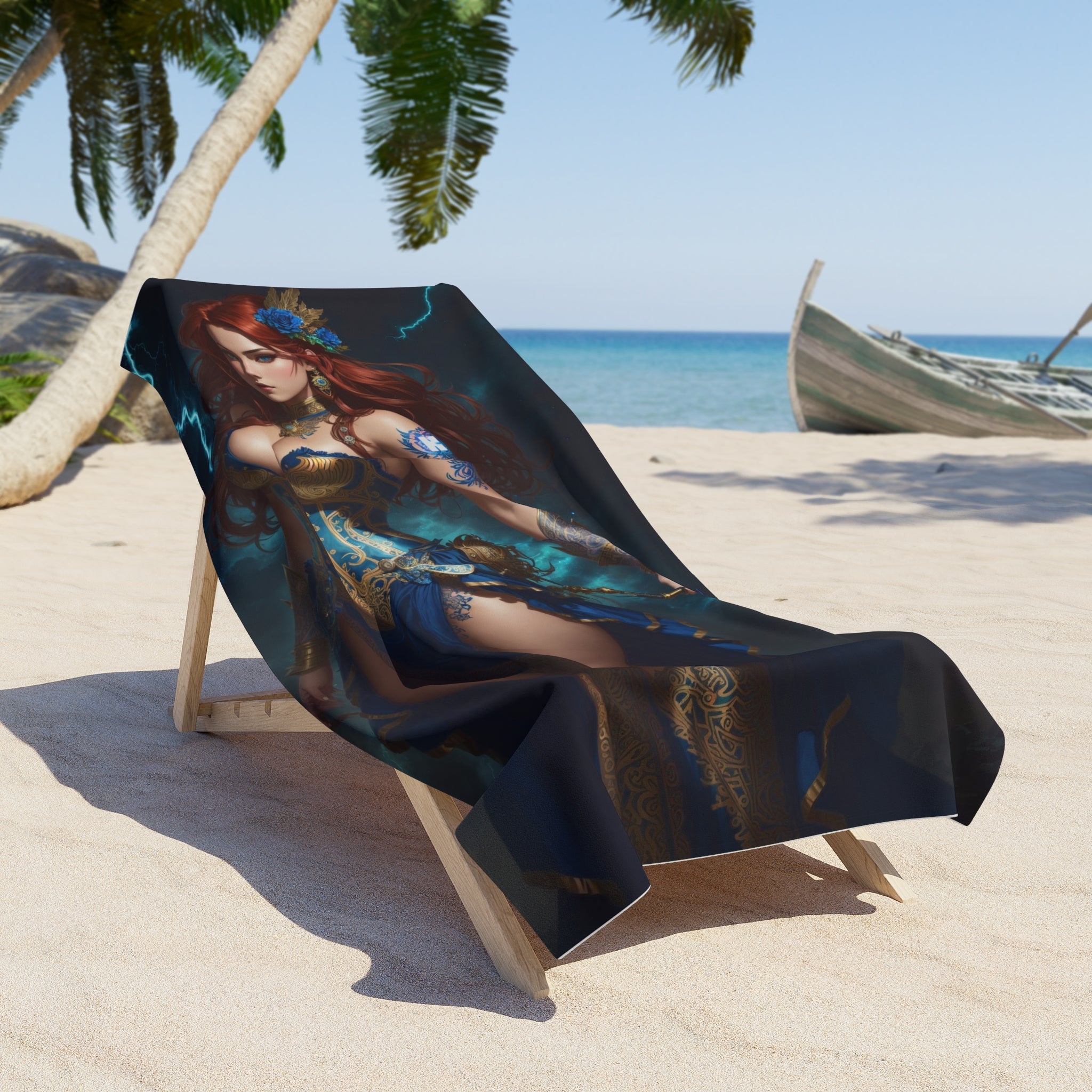 sorceress Beach towel - Cheeky-Prints