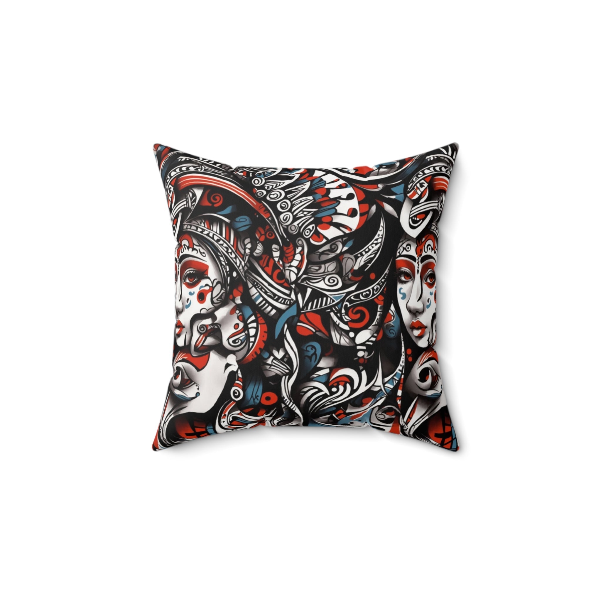 Spun Polyester Square Pillow - Cheeky-Prints