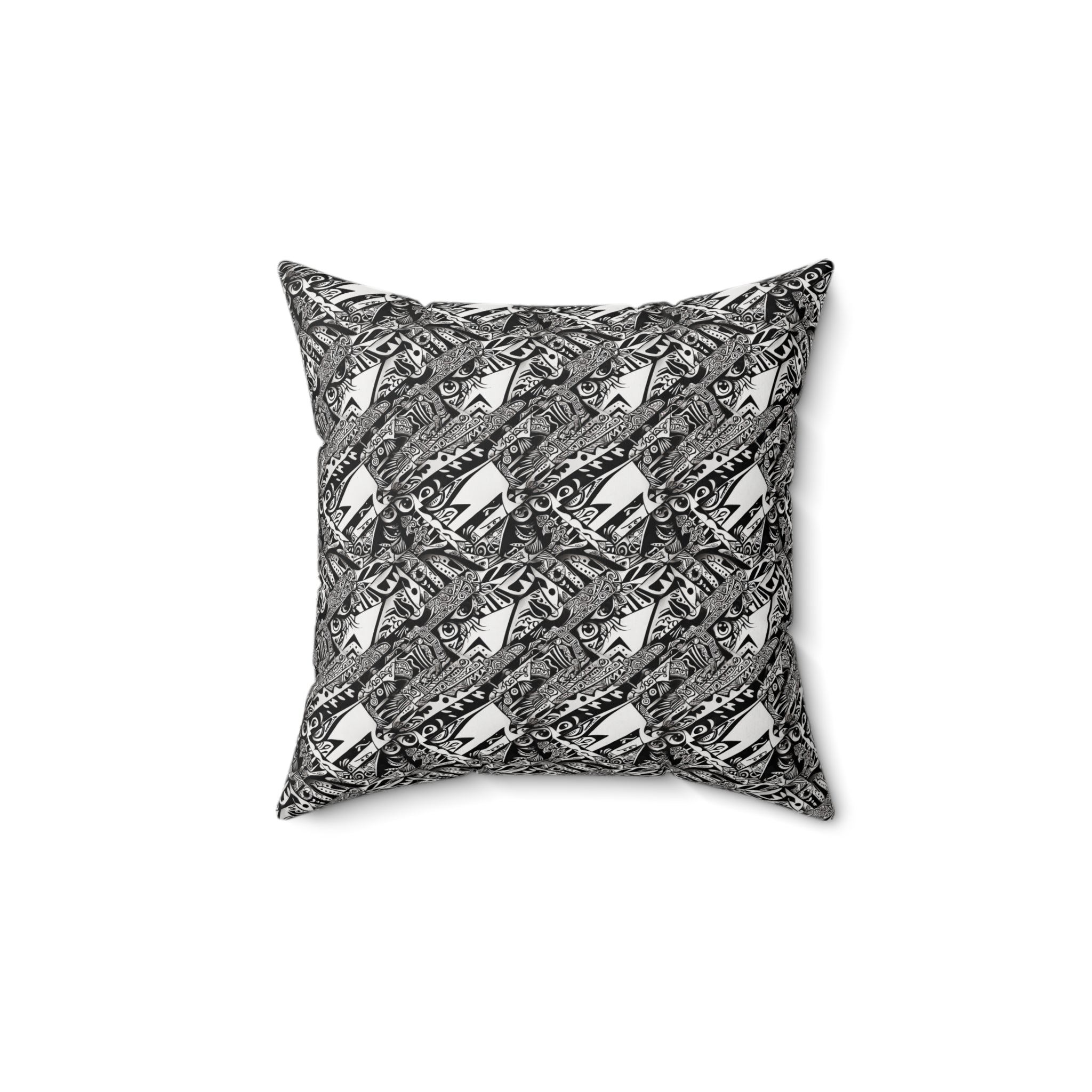 Spun Polyester Square Pillow - Cheeky-Prints