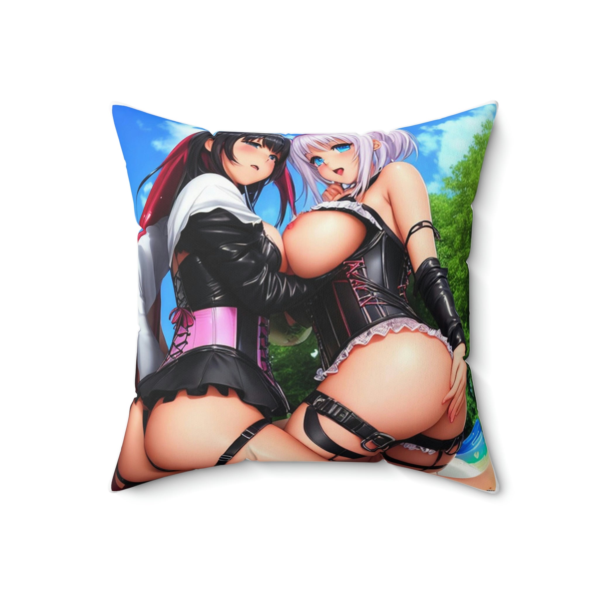 Spun Polyester Square Pillow - Cheeky-Prints