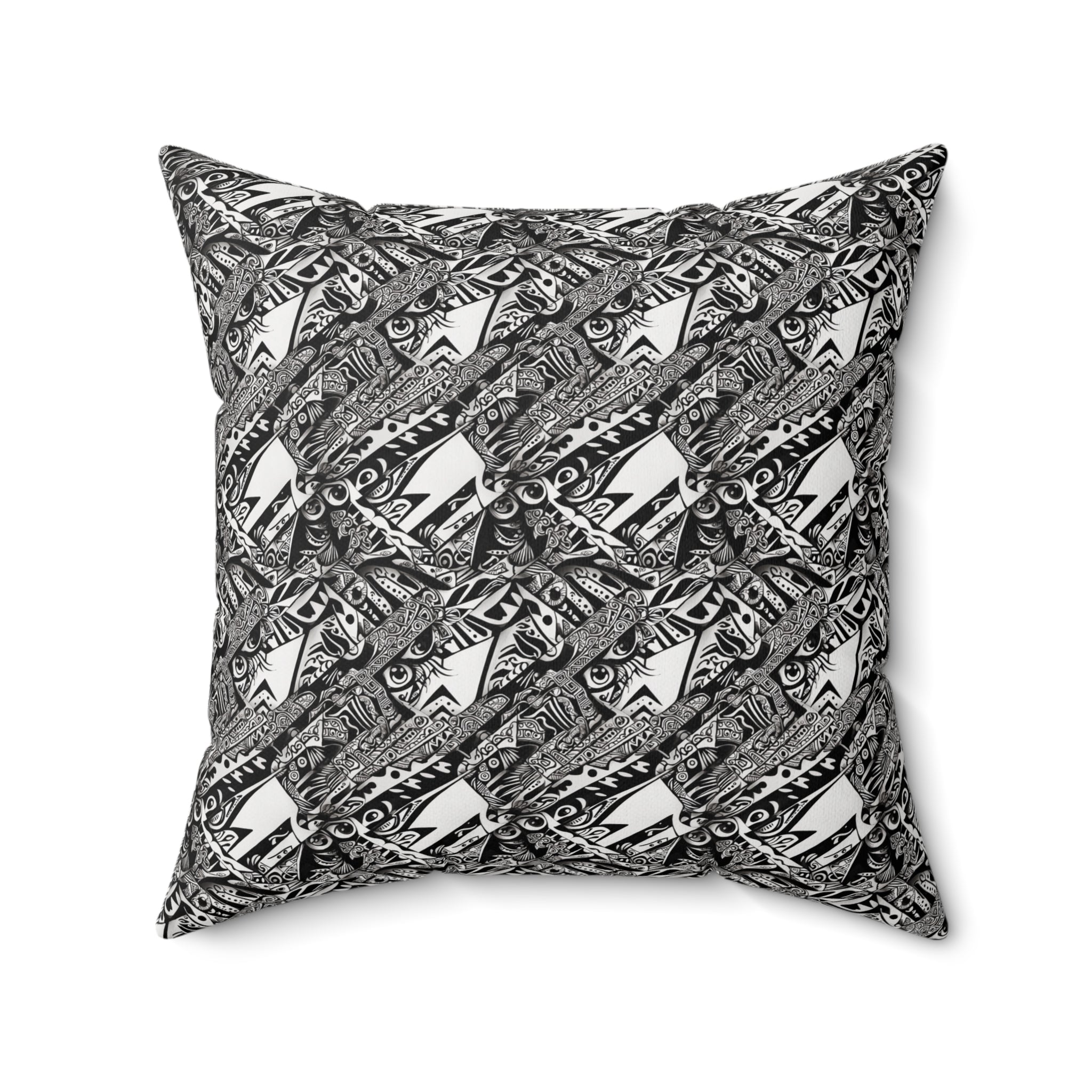 Spun Polyester Square Pillow - Cheeky-Prints