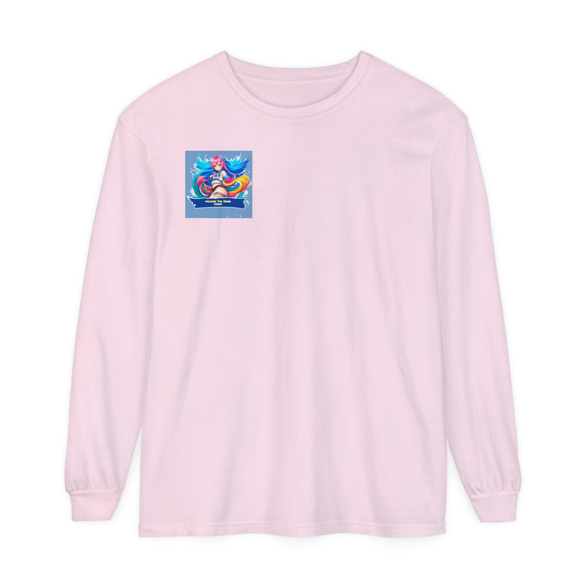 Unisex Garment-dyed Long Sleeve T-Shirt - Cheeky-Prints