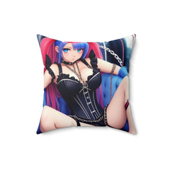 waifu Spun Polyester Square Pillow - Cheeky-Prints