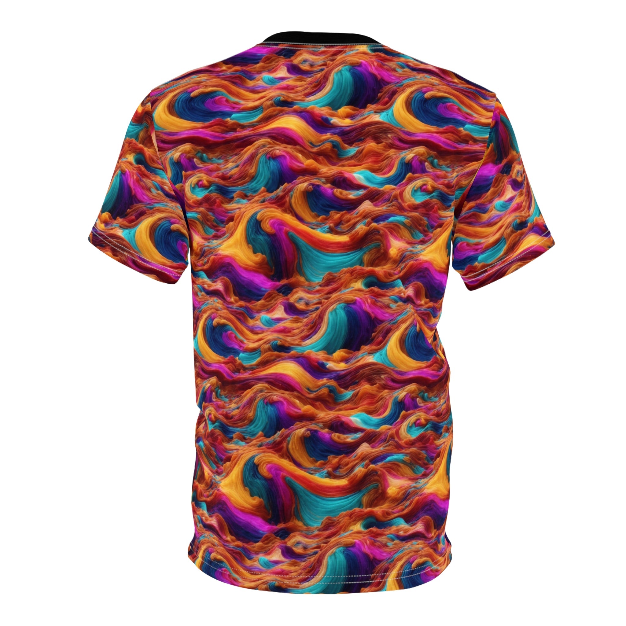 Waves Unisex Cut & Sew Tee (AOP) - Cheeky-Prints