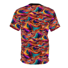 Waves Unisex Cut & Sew Tee (AOP) - Cheeky-Prints