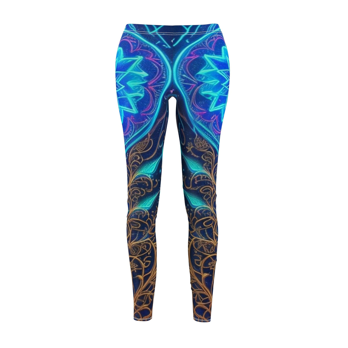 Women's Cut & Sew Casual Leggings (AOP) - Cheeky-Prints